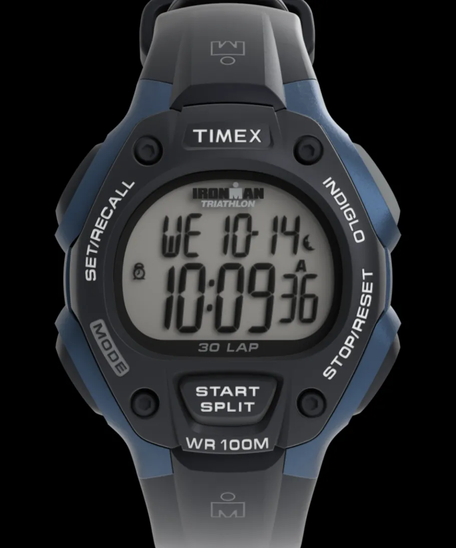 Timex Digital|Chronograph*IRONMAN Classic 30 Full-Size Resin Strap Watch