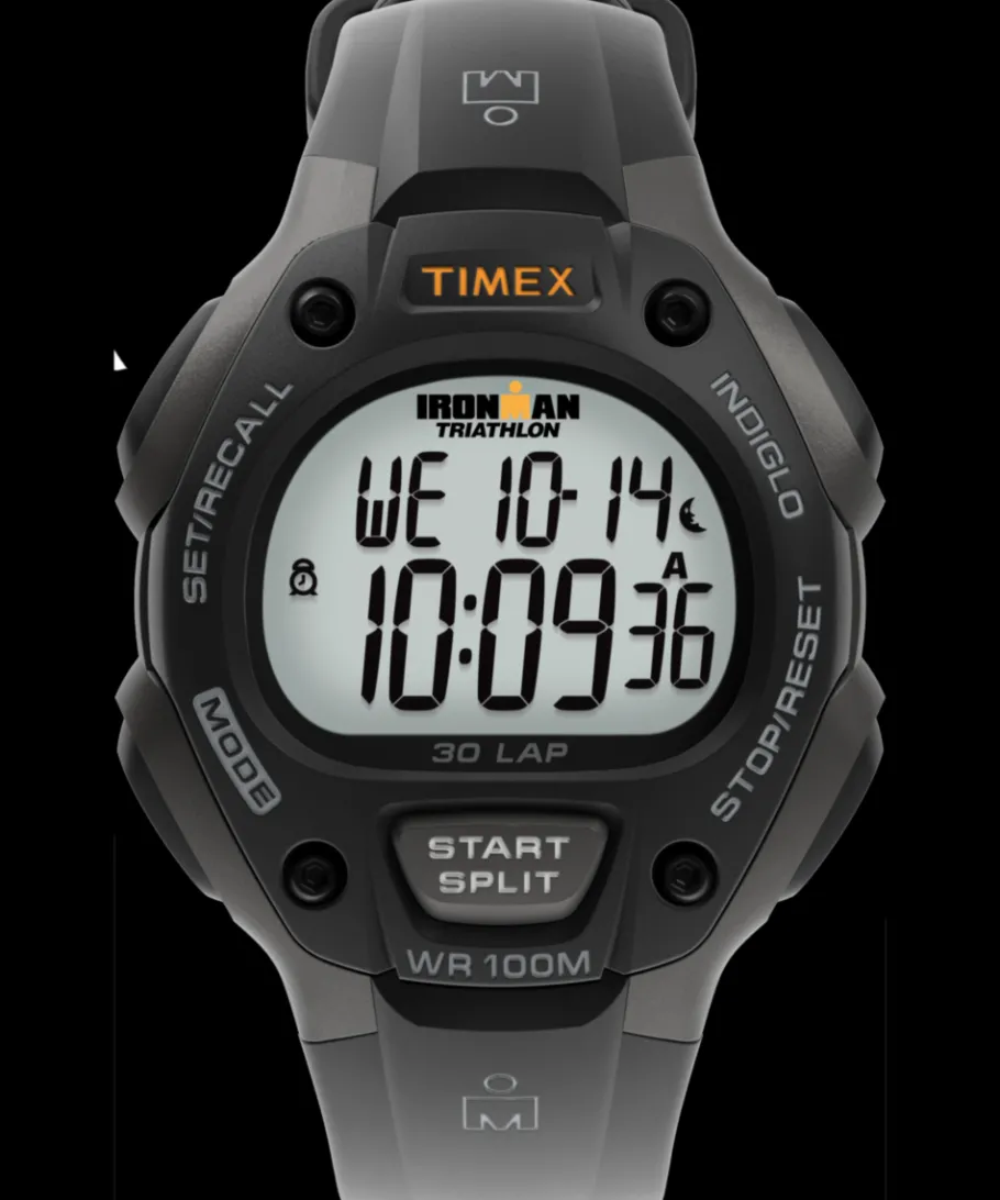 Timex Digital|Chronograph*IRONMAN Classic 30 Full-Size Resin Strap Watch