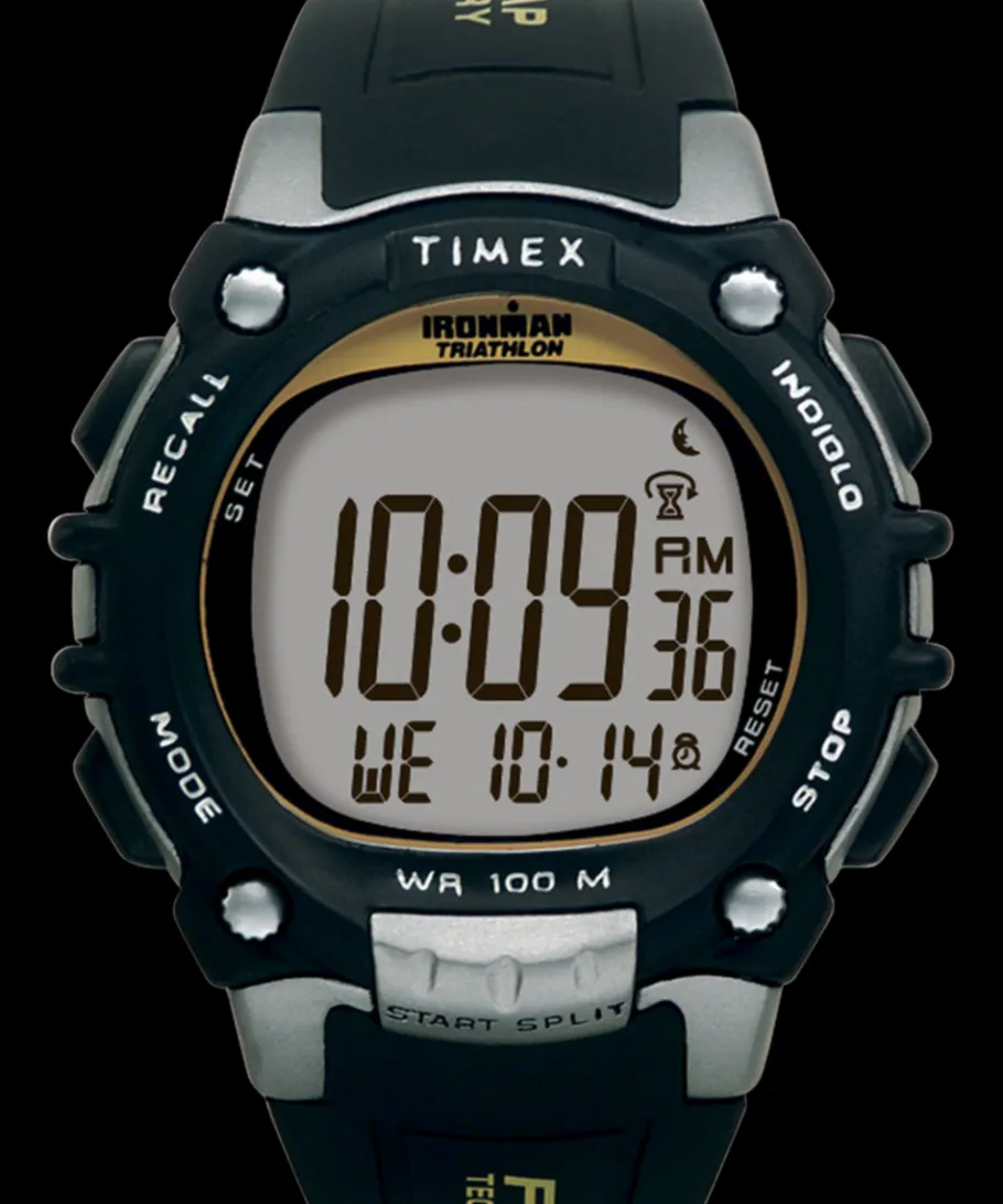 Timex Digital|Chronograph*IRONMAN Classic 100 Full-Size Resin Strap Watch