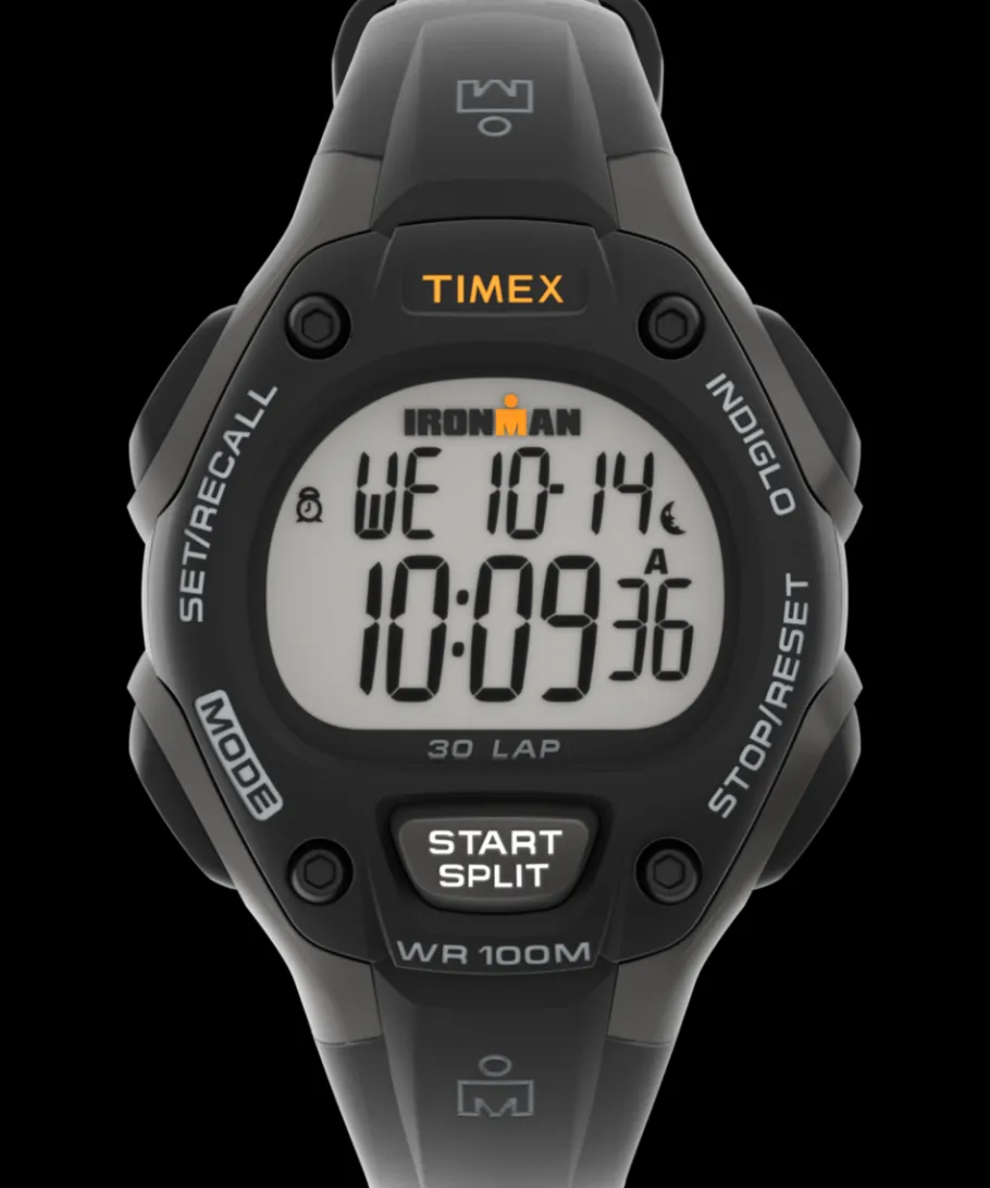 Women Timex Digital|Digital*IRONMAN Classic 30 Mid-Size Resin Strap Watch