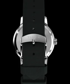 Timex Leather|Black Watches*Marlin® Automatic 40mm Leather Strap Watch