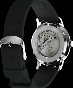 Timex Leather|Black Watches*Marlin® Automatic 40mm Leather Strap Watch