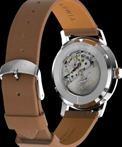 Timex Leather|Automatic*Marlin® Automatic 40mm Leather Strap Watch