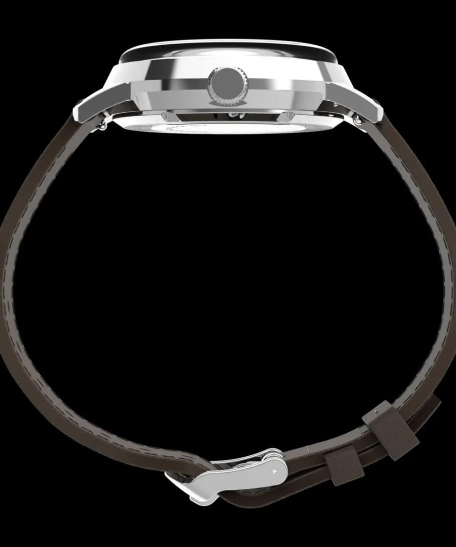 Timex Vintage|Leather*Marlin® Automatic 40mm Leather Strap Watch