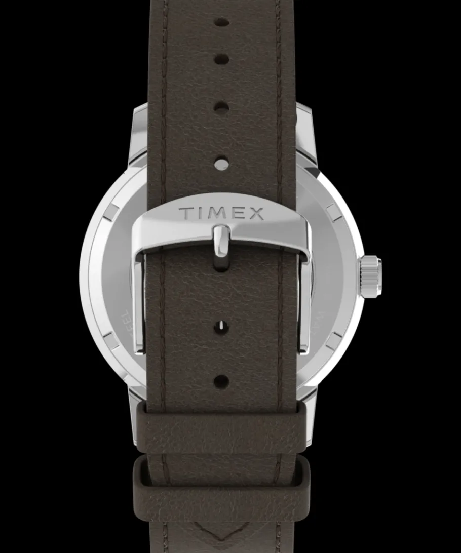 Timex Vintage|Leather*Marlin® Automatic 40mm Leather Strap Watch