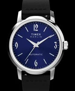 Timex Leather|Automatic*Marlin® Automatic 40mm Leather Strap Watch