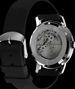 Timex Leather|Automatic*Marlin® Automatic 40mm Leather Strap Watch