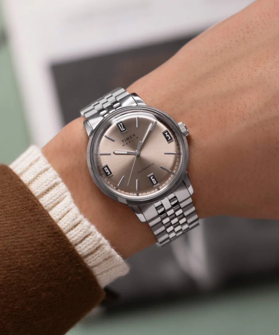 Timex Stainless Steel|Automatic*Marlin® Automatic 40mm Stainless Steel Bracelet Watch