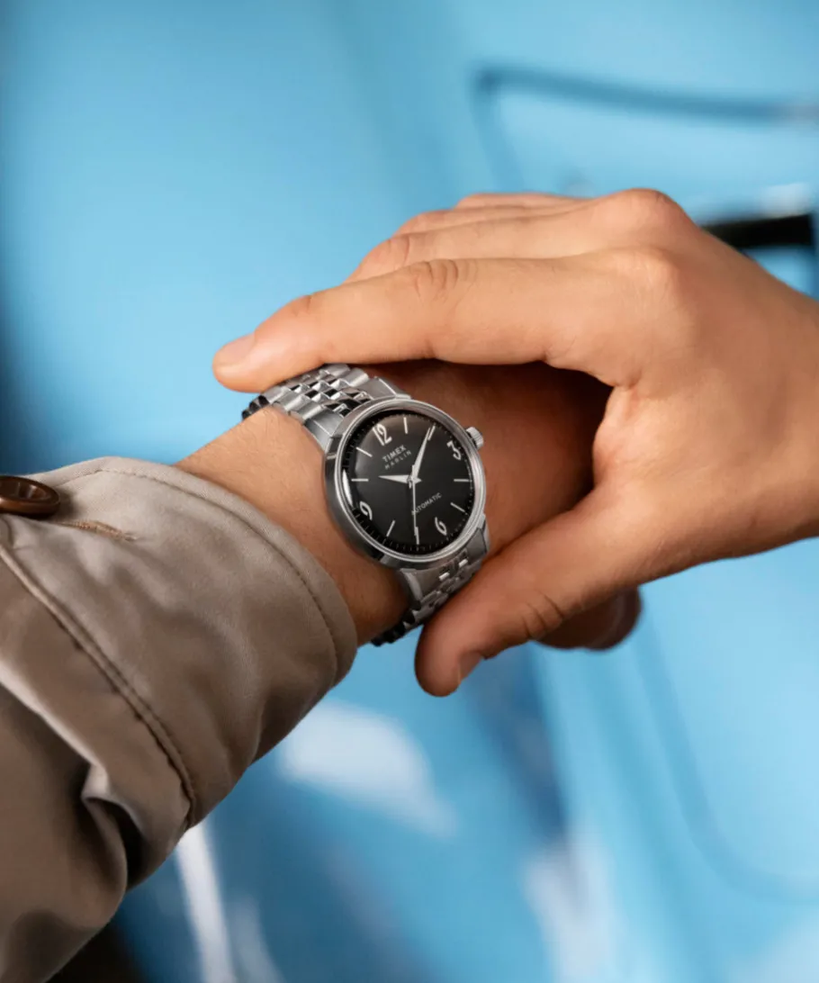 Timex Stainless Steel|Automatic*Marlin® Automatic 40mm Stainless Steel Bracelet Watch