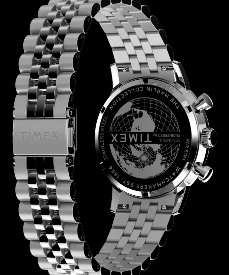 Timex Vintage|Chronograph*Marlin® Chronograph Tachymeter 40mm Stainless Steel Bracelet Watch