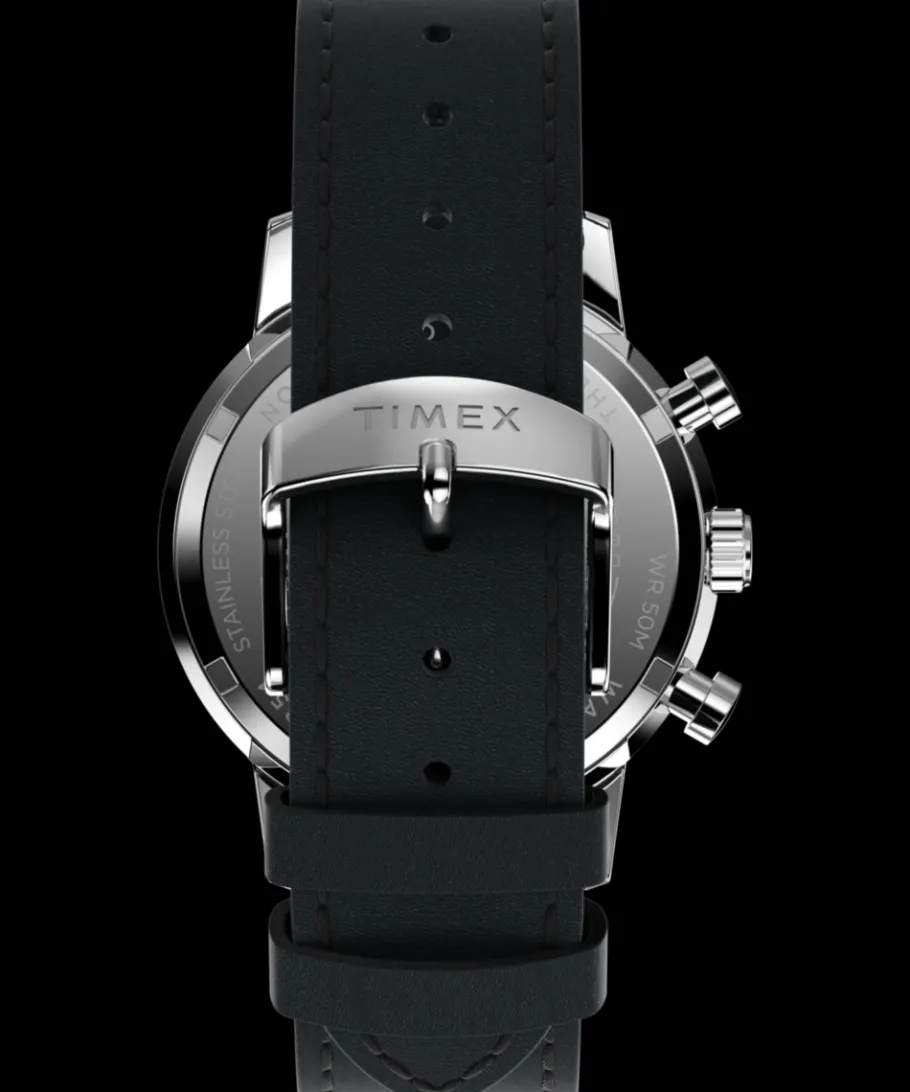 Timex Vintage|Chronograph*Marlin® Chronograph Tachymeter 40mm Leather Strap Watch
