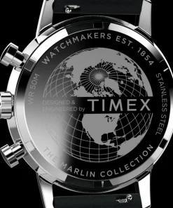 Timex Vintage|Chronograph*Marlin® Chronograph Tachymeter 40mm Leather Strap Watch