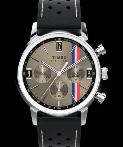 Timex Vintage|Leather*Marlin® Chronograph Tachymeter 40mm Leather Strap Watch