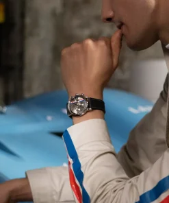 Timex Vintage|Leather*Marlin® Chronograph Tachymeter 40mm Leather Strap Watch