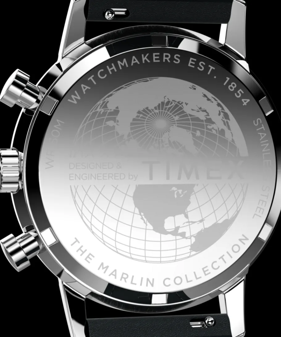 Timex Vintage|Leather*Marlin® Chronograph Tachymeter 40mm Leather Strap Watch
