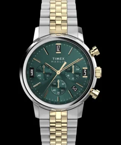 Timex Vintage|Stainless Steel*Marlin® Chronograph Tachymeter 40mm Stainless Steel Bracelet Watch