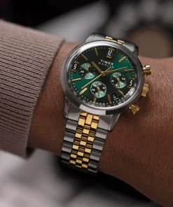 Timex Vintage|Stainless Steel*Marlin® Chronograph Tachymeter 40mm Stainless Steel Bracelet Watch