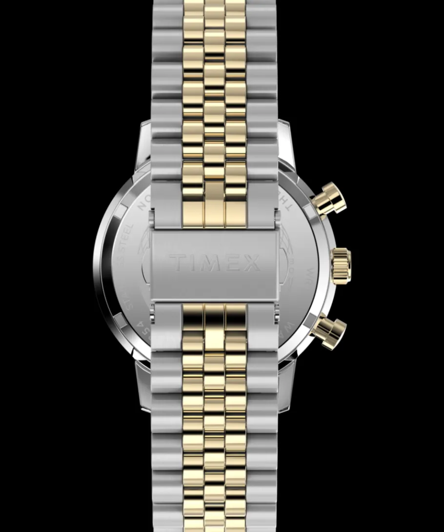 Timex Vintage|Stainless Steel*Marlin® Chronograph Tachymeter 40mm Stainless Steel Bracelet Watch