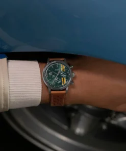 Timex Vintage|Leather*Marlin® Chronograph Tachymeter 40mm Leather Strap Watch