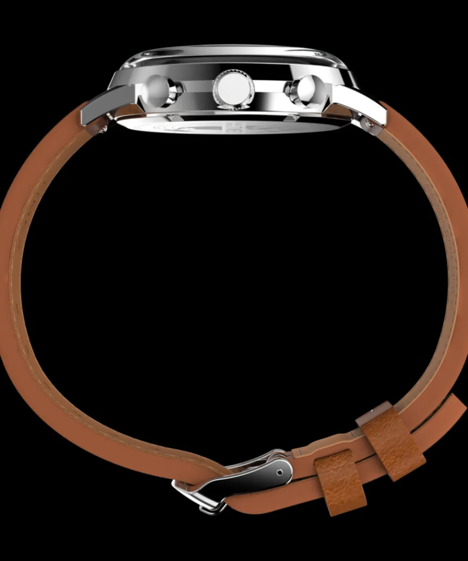 Timex Vintage|Leather*Marlin® Chronograph Tachymeter 40mm Leather Strap Watch