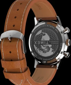Timex Vintage|Leather*Marlin® Chronograph Tachymeter 40mm Leather Strap Watch