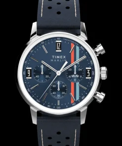 Timex Vintage|Leather*Marlin® Chronograph Tachymeter 40mm Leather Strap Watch