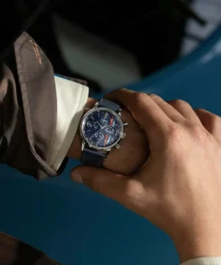 Timex Vintage|Leather*Marlin® Chronograph Tachymeter 40mm Leather Strap Watch
