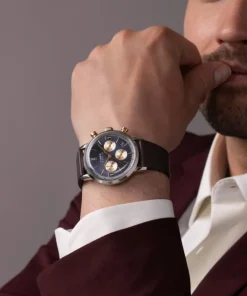 Timex Vintage|Leather*Marlin® Chronograph Tachymeter 40mm Leather Strap Watch