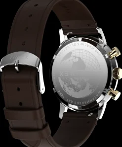 Timex Vintage|Leather*Marlin® Chronograph Tachymeter 40mm Leather Strap Watch