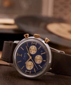 Timex Vintage|Leather*Marlin® Chronograph Tachymeter 40mm Leather Strap Watch