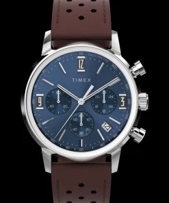 Timex Vintage|Leather*Marlin® Chronograph Tachymeter 40mm Leather Strap Watch