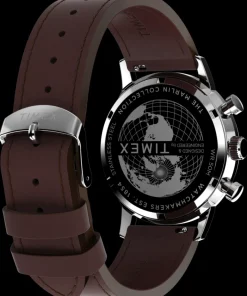 Timex Vintage|Leather*Marlin® Chronograph Tachymeter 40mm Leather Strap Watch