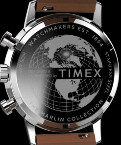 Timex Vintage|Leather*Marlin® Chronograph Tachymeter 40mm Leather Strap Watch