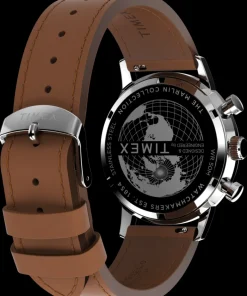 Timex Vintage|Leather*Marlin® Chronograph Tachymeter 40mm Leather Strap Watch