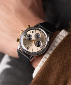 Timex Vintage|Leather*Marlin® Chronograph Tachymeter 40mm Leather Strap Watch