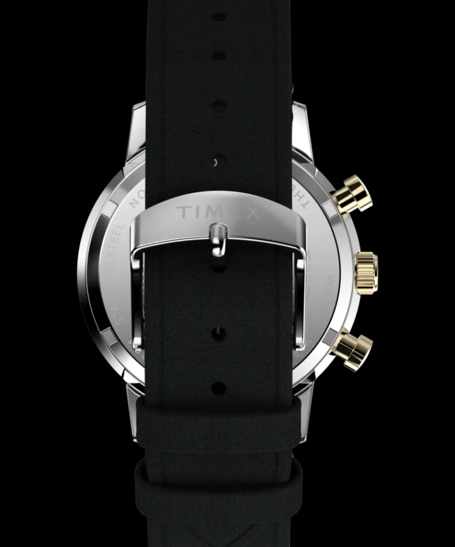 Timex Vintage|Leather*Marlin® Chronograph Tachymeter 40mm Leather Strap Watch