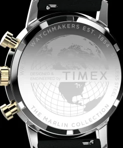 Timex Vintage|Leather*Marlin® Chronograph Tachymeter 40mm Leather Strap Watch