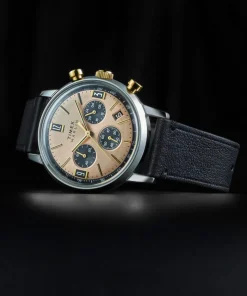 Timex Vintage|Leather*Marlin® Chronograph Tachymeter 40mm Leather Strap Watch