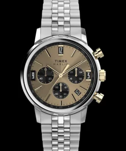 Timex Vintage|Stainless Steel*Marlin® Chronograph Tachymeter 40mm Stainless Steel Bracelet Watch