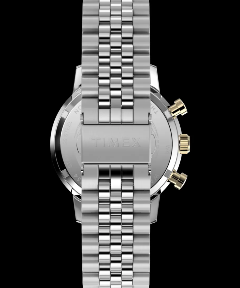 Timex Vintage|Stainless Steel*Marlin® Chronograph Tachymeter 40mm Stainless Steel Bracelet Watch