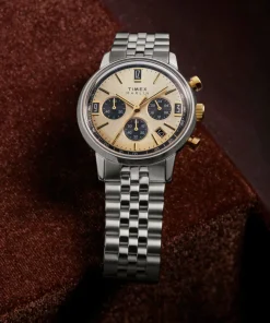 Timex Vintage|Stainless Steel*Marlin® Chronograph Tachymeter 40mm Stainless Steel Bracelet Watch