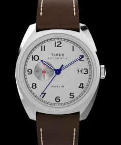 Timex Leather|Vintage*Marlin® Sub-Dial Automatic 39mm Leather Strap Watch