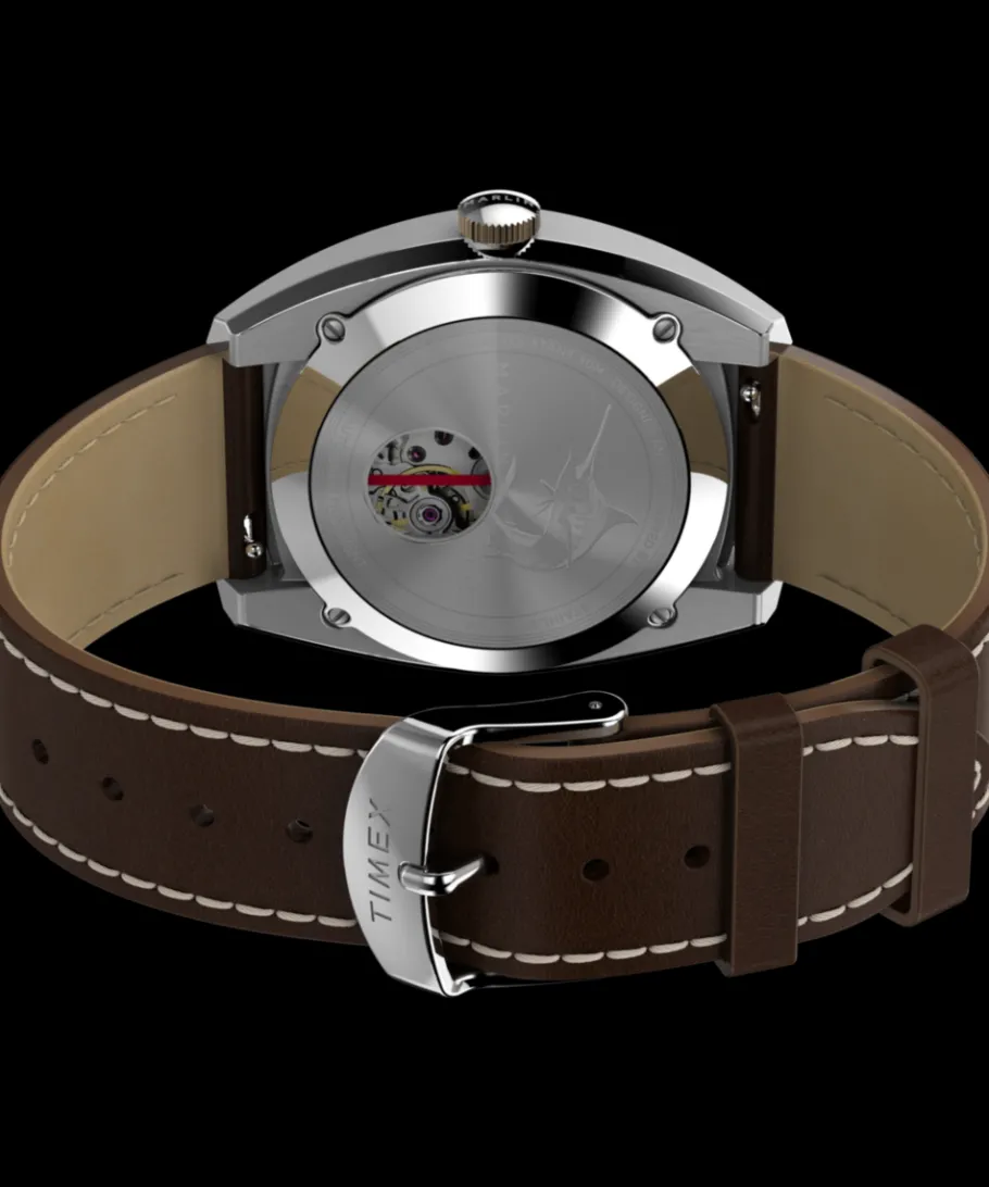 Timex Leather|Vintage*Marlin® Sub-Dial Automatic 39mm Leather Strap Watch