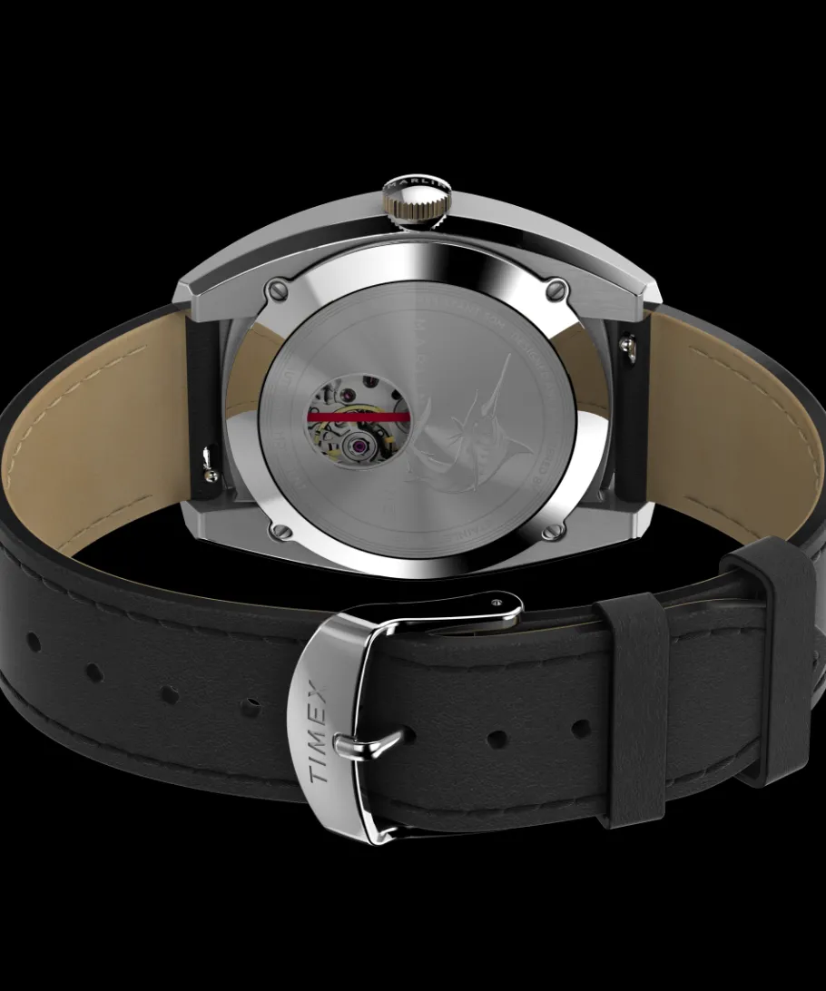 Timex Vintage|Leather*Marlin® Sub-Dial Automatic 39mm Leather Strap Watch