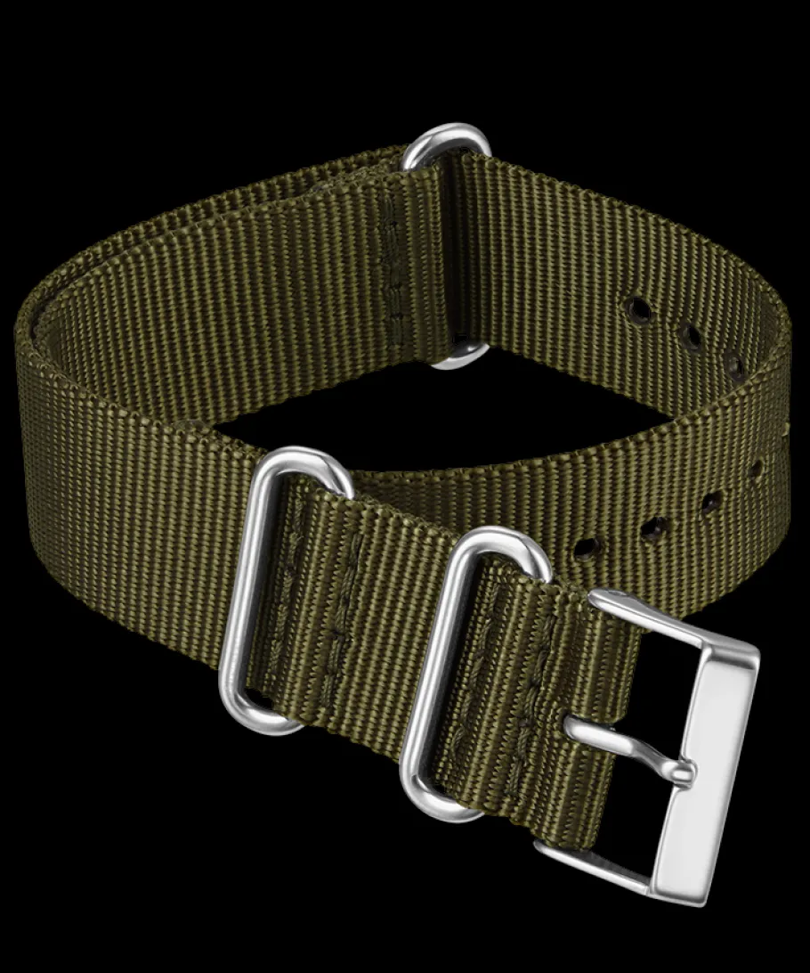 Timex Straps*20mm Fabric Slip-Thru Double Layer Strap