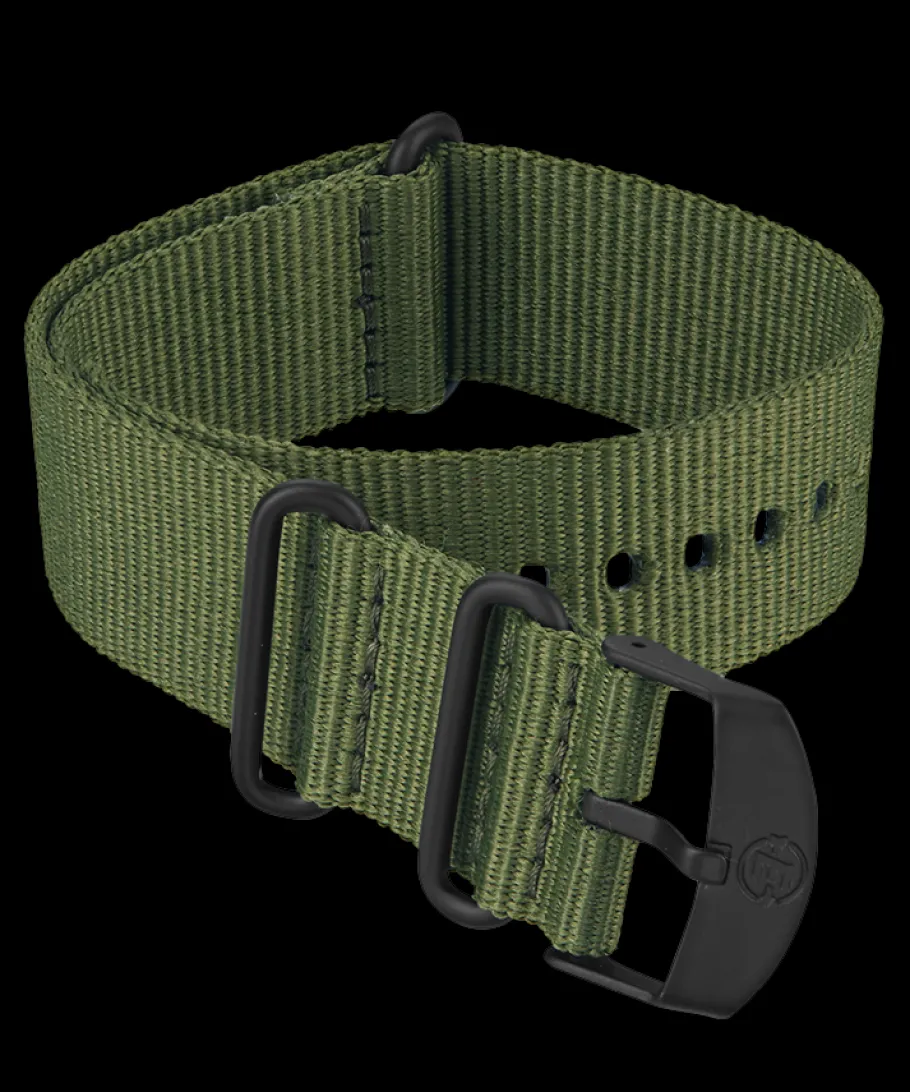 Timex Straps*22mm Fabric Slip-Thru Double Layer Strap