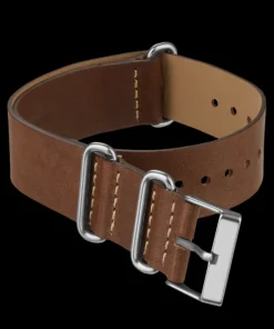 Timex Straps*20mm Leather Slip-Thru Double Layer Strap