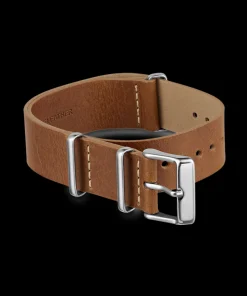 Timex Straps*20mm Leather Slip-Thru Double Layer Strap