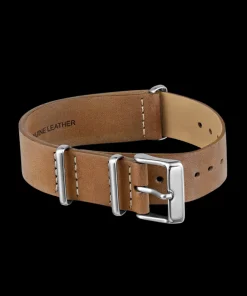 Timex Straps*18mm Leather Slip-Thru Double Layer Strap
