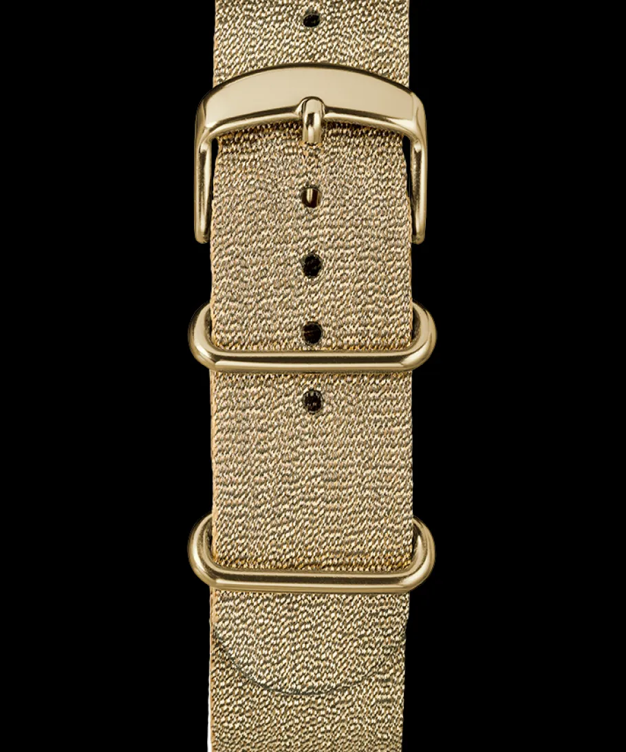 Timex Straps*20mm Metallic Woven Fabric Slip-Thru Strap
